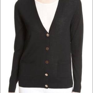 Tory Burch Madeline Merino Wool Cardigan